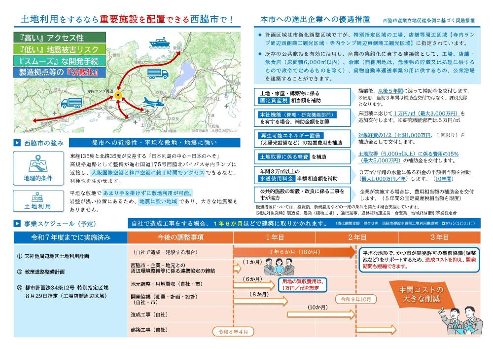 寺内ランプ周辺地区産業街区パンフレット