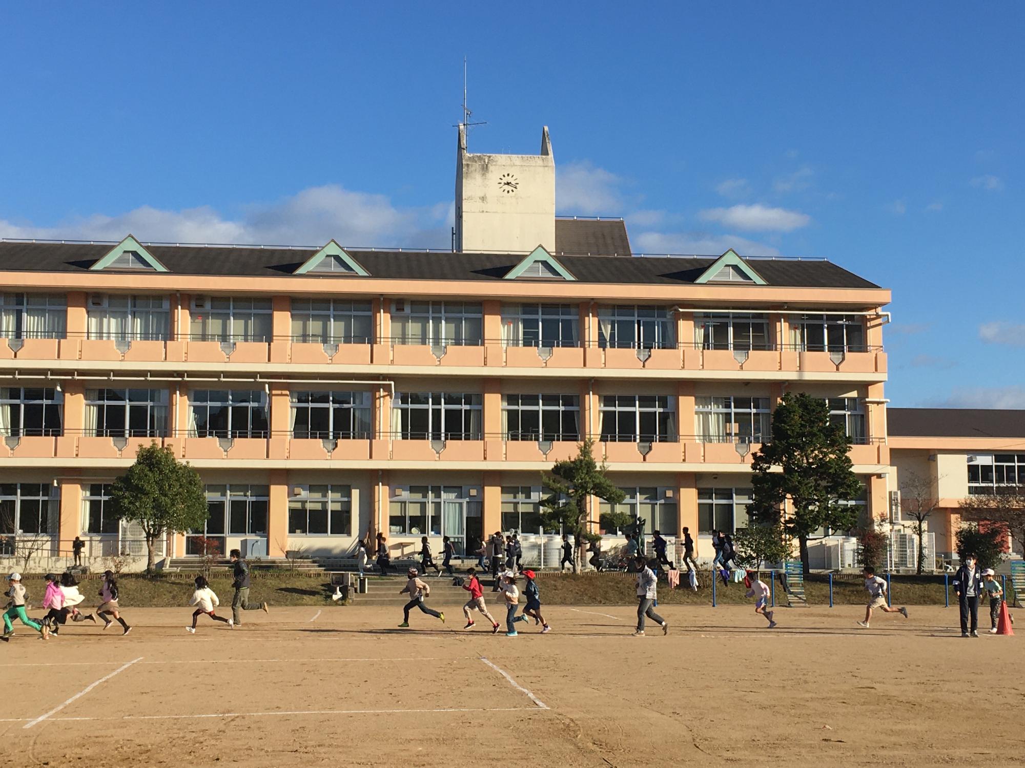 朝の駆け足スタート
