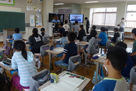 東日本大震災について学ぶリモート授業