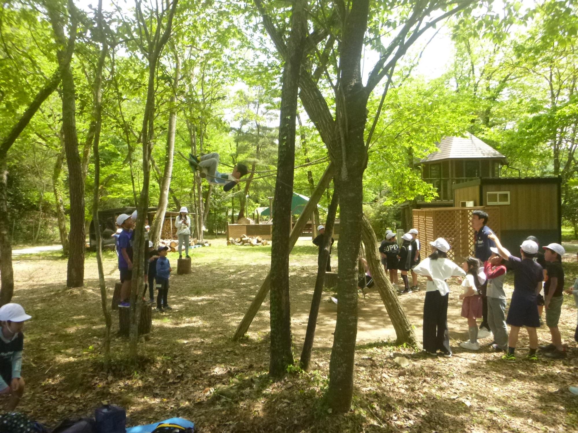 行列のできるブランコ！