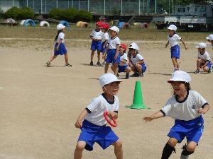 バトンパス練習