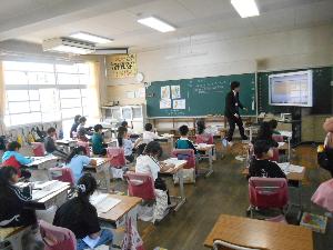 参観授業の様子