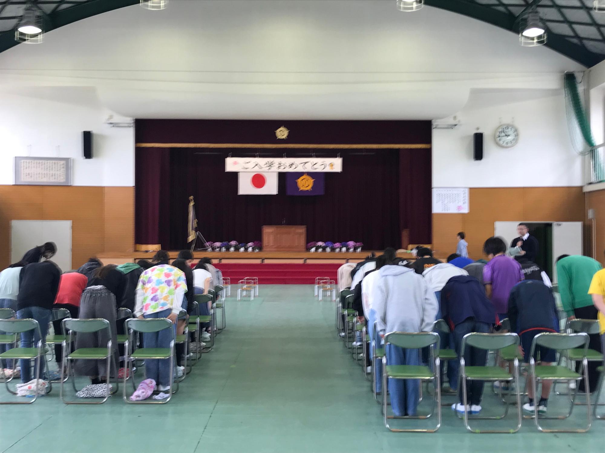 入学式リハーサル