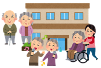 3階西病棟のイラストです。