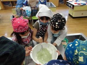 よもぎホットケーキ