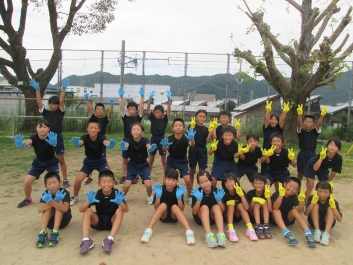 うんどうかい　みんなで