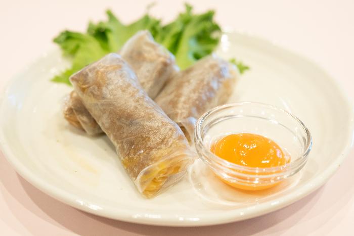 すき焼きの生春巻き