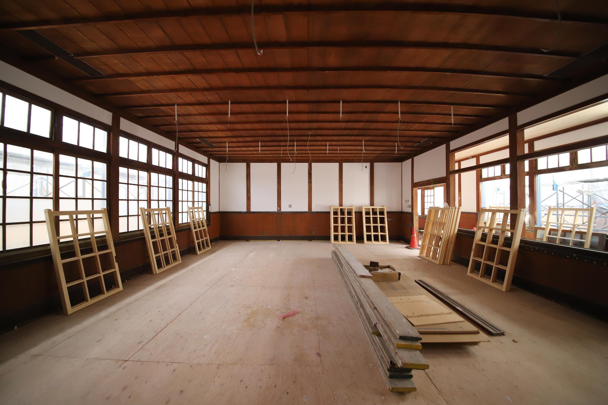 西小工事の様子平成31年3月