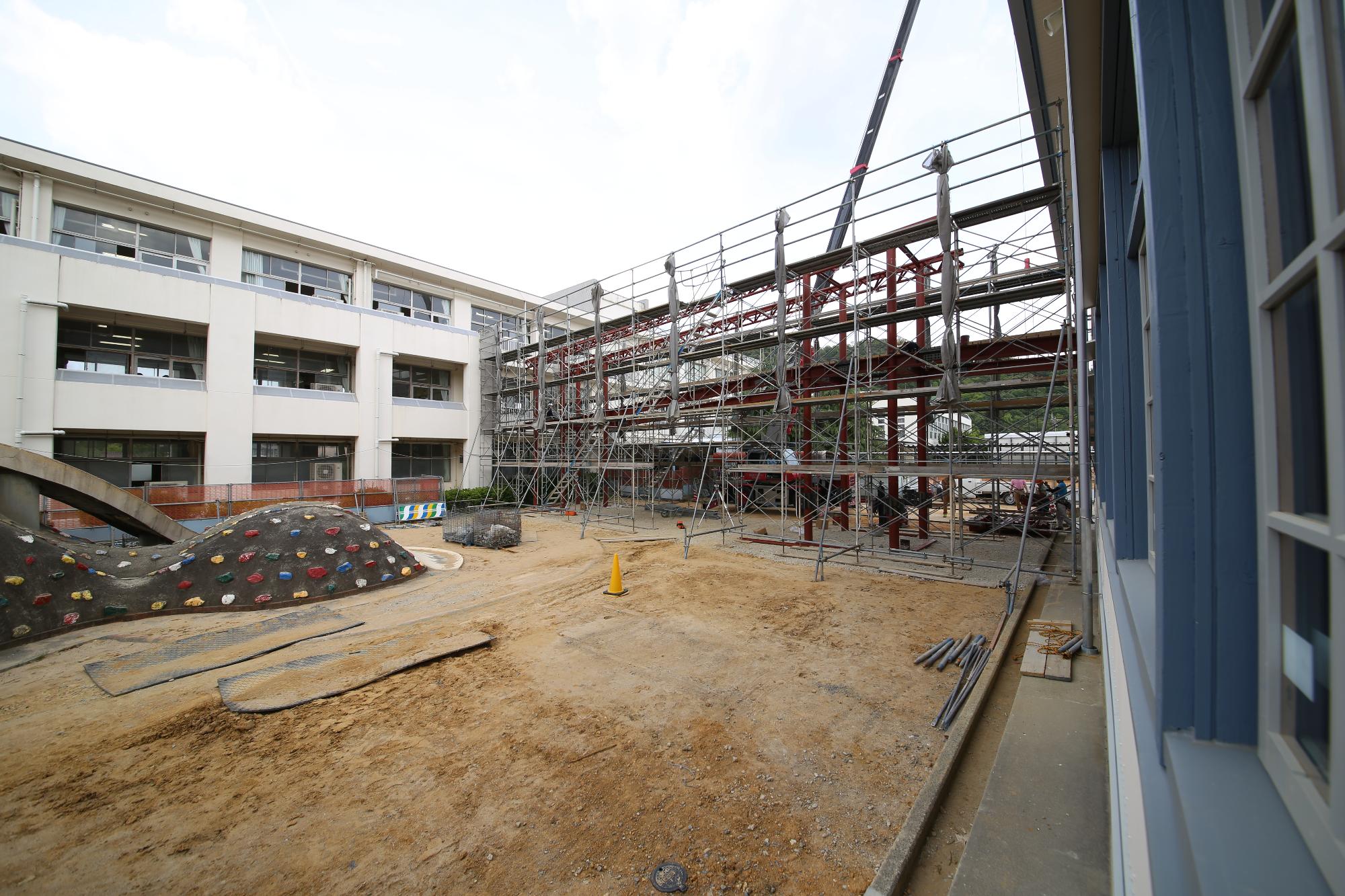 西小工事の様子令和元年5月