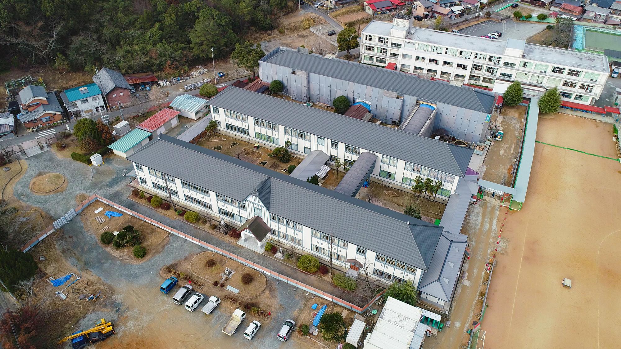 西小工事の様子平成30年1月