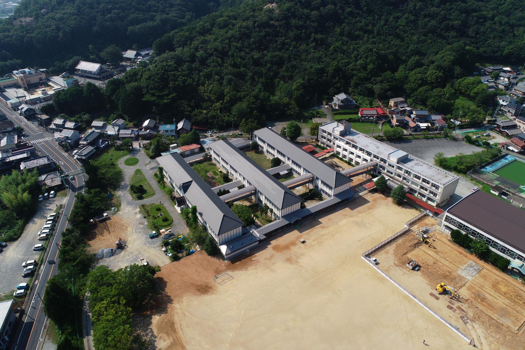 西小工事の様子令和元年7月