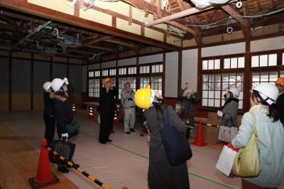 西脇小学校保存改修工事見学会2