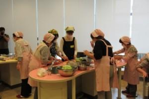 調理実習の様子