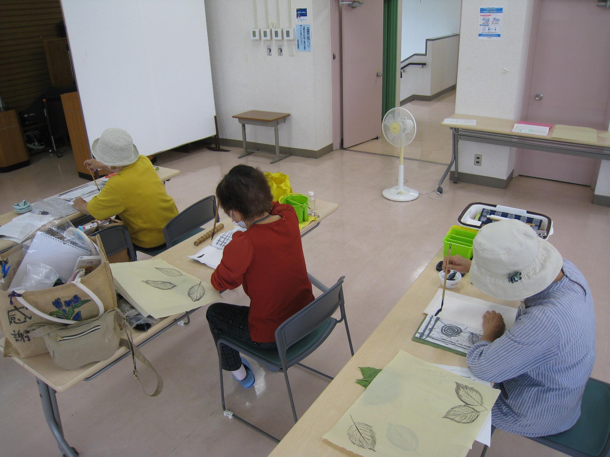 絵画教室の様子