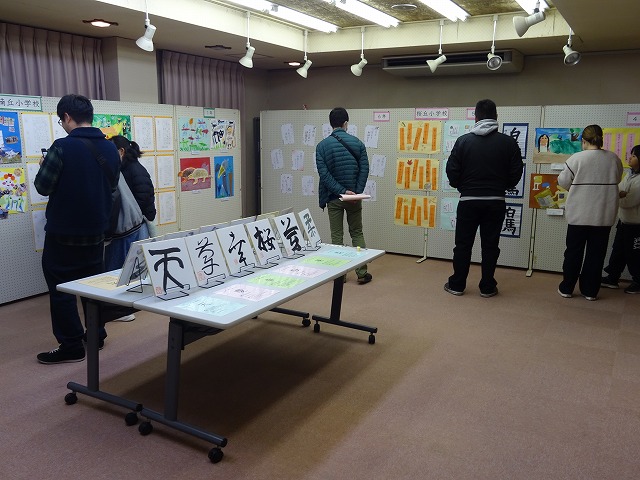 作品展示の様子