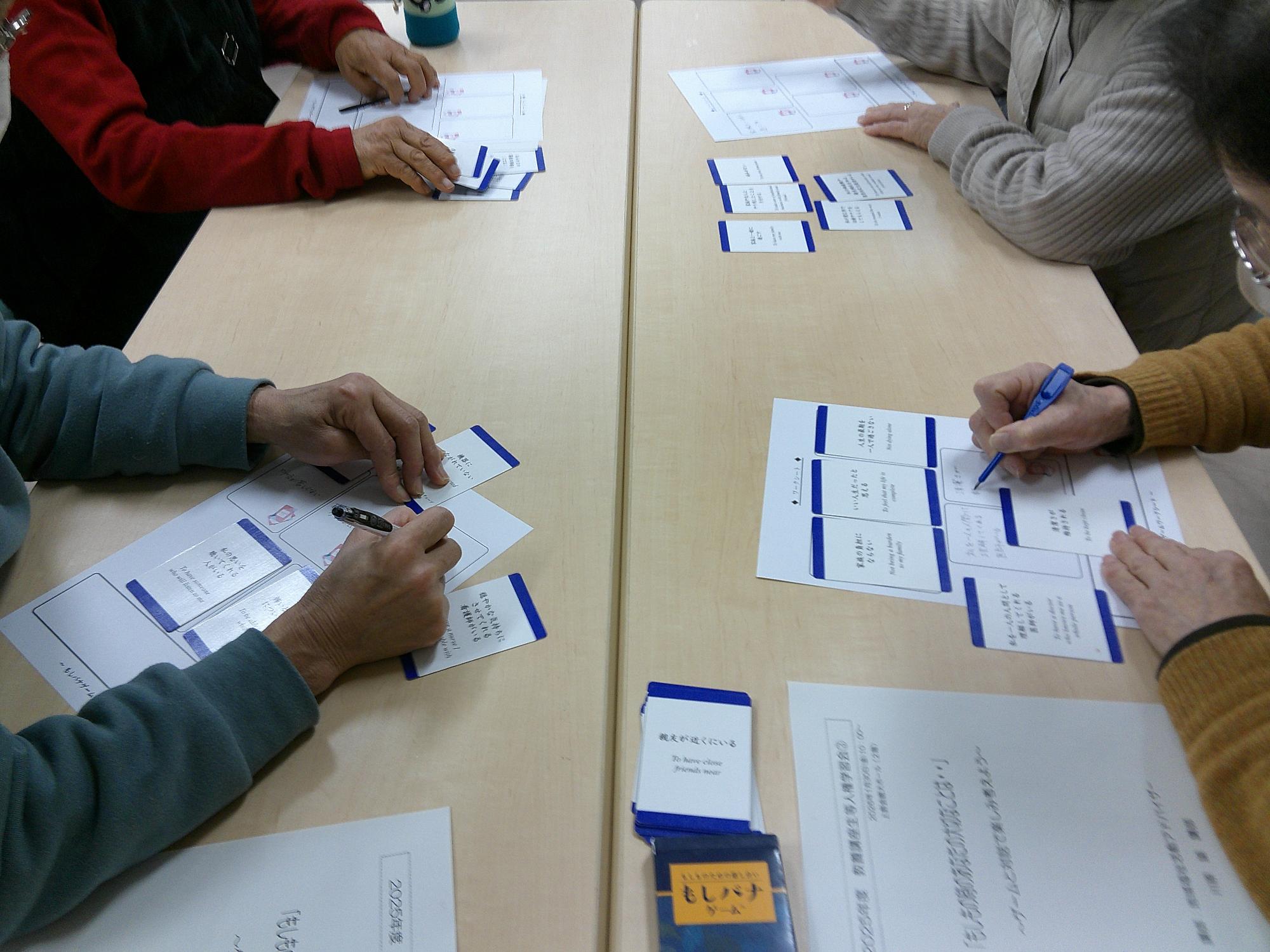 もしバナゲームの様子