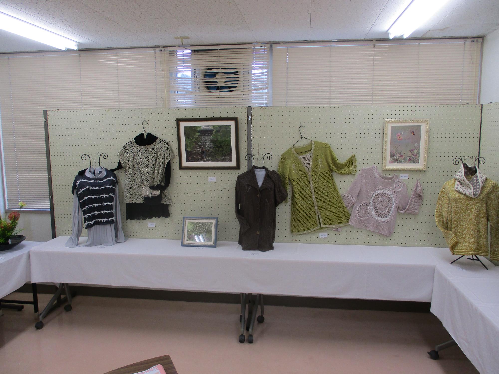 交流祭での作品展示