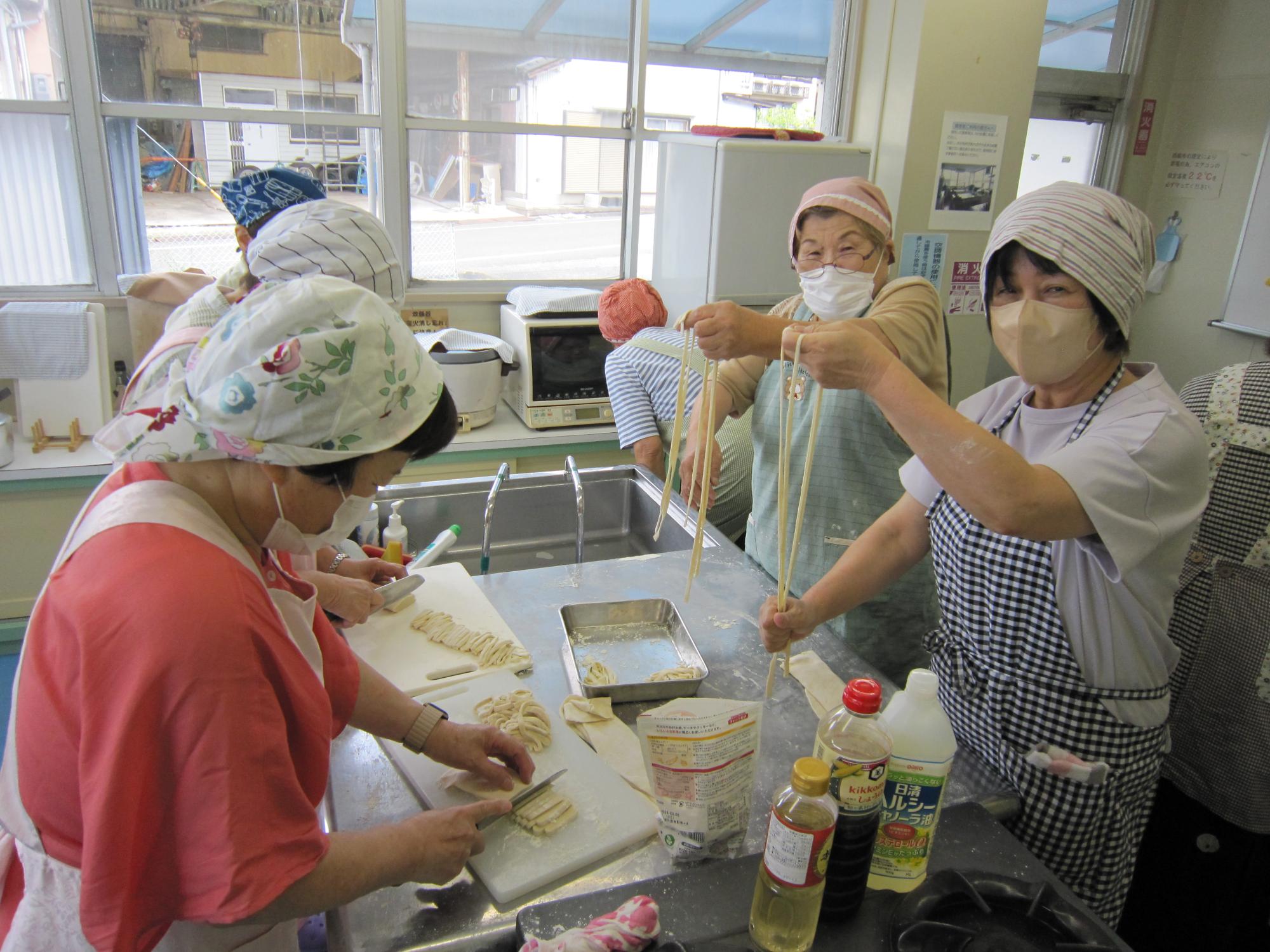 調理実習の様子