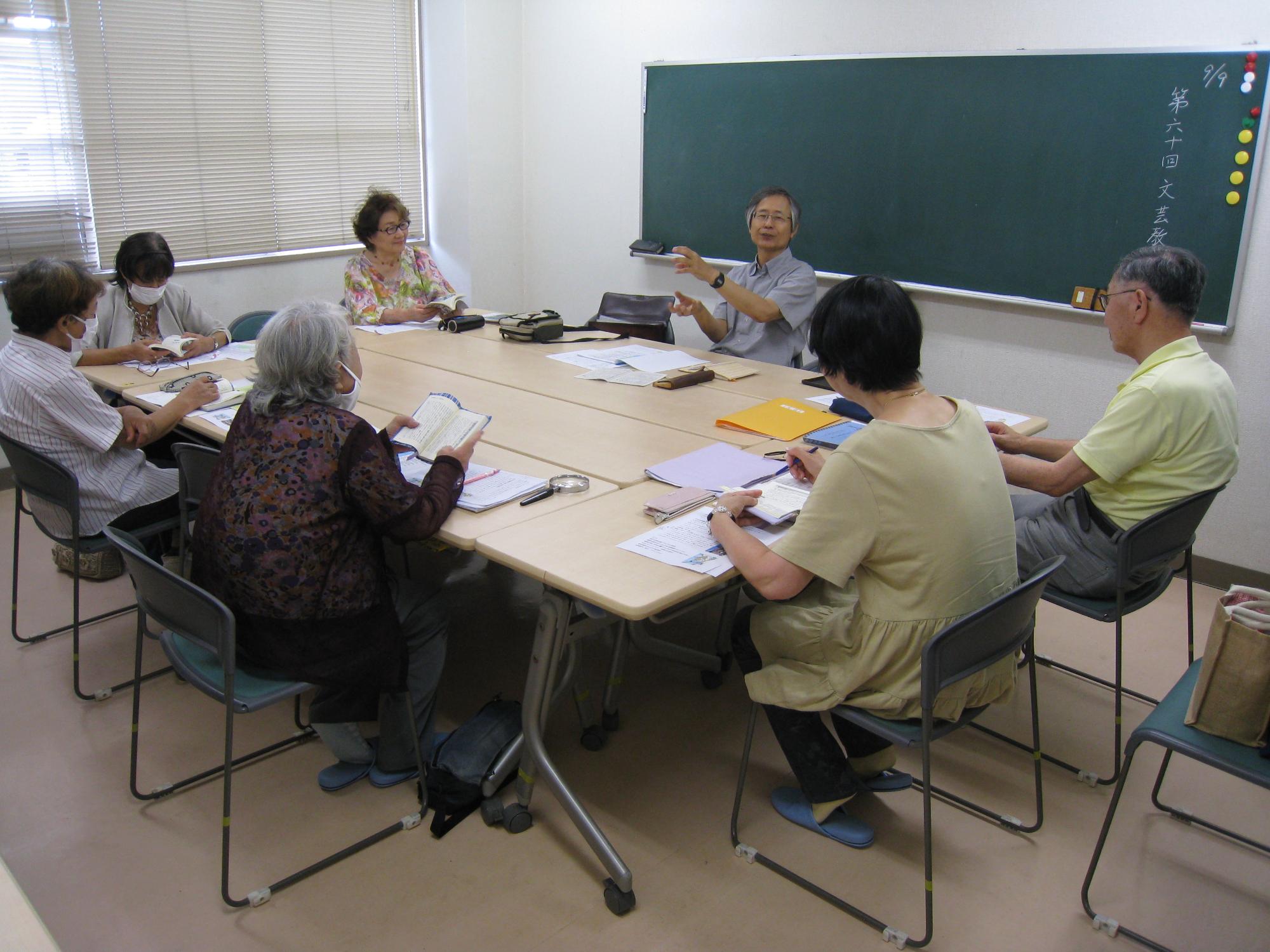 文芸教室の様子