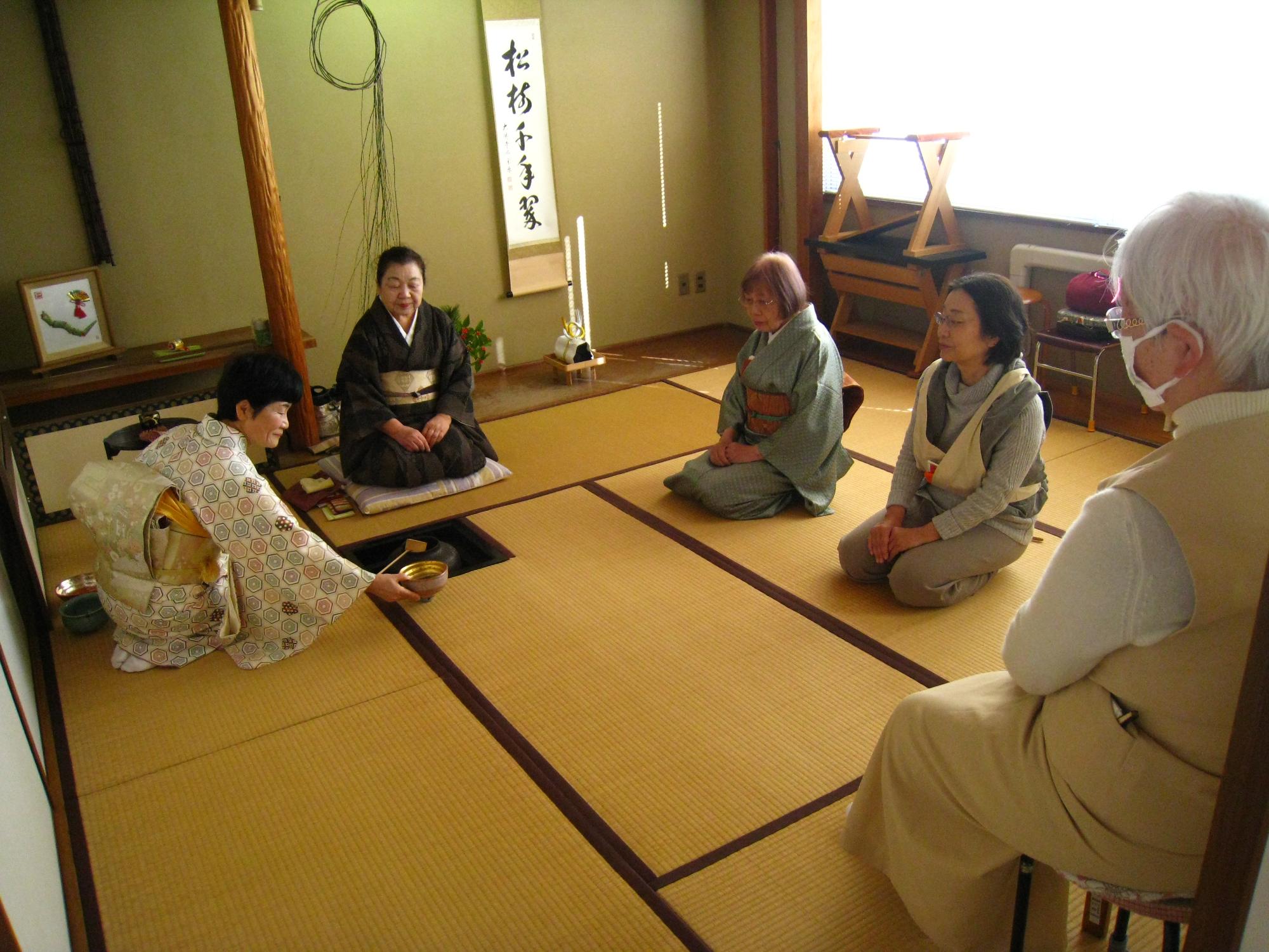 茶道教室Bの様子