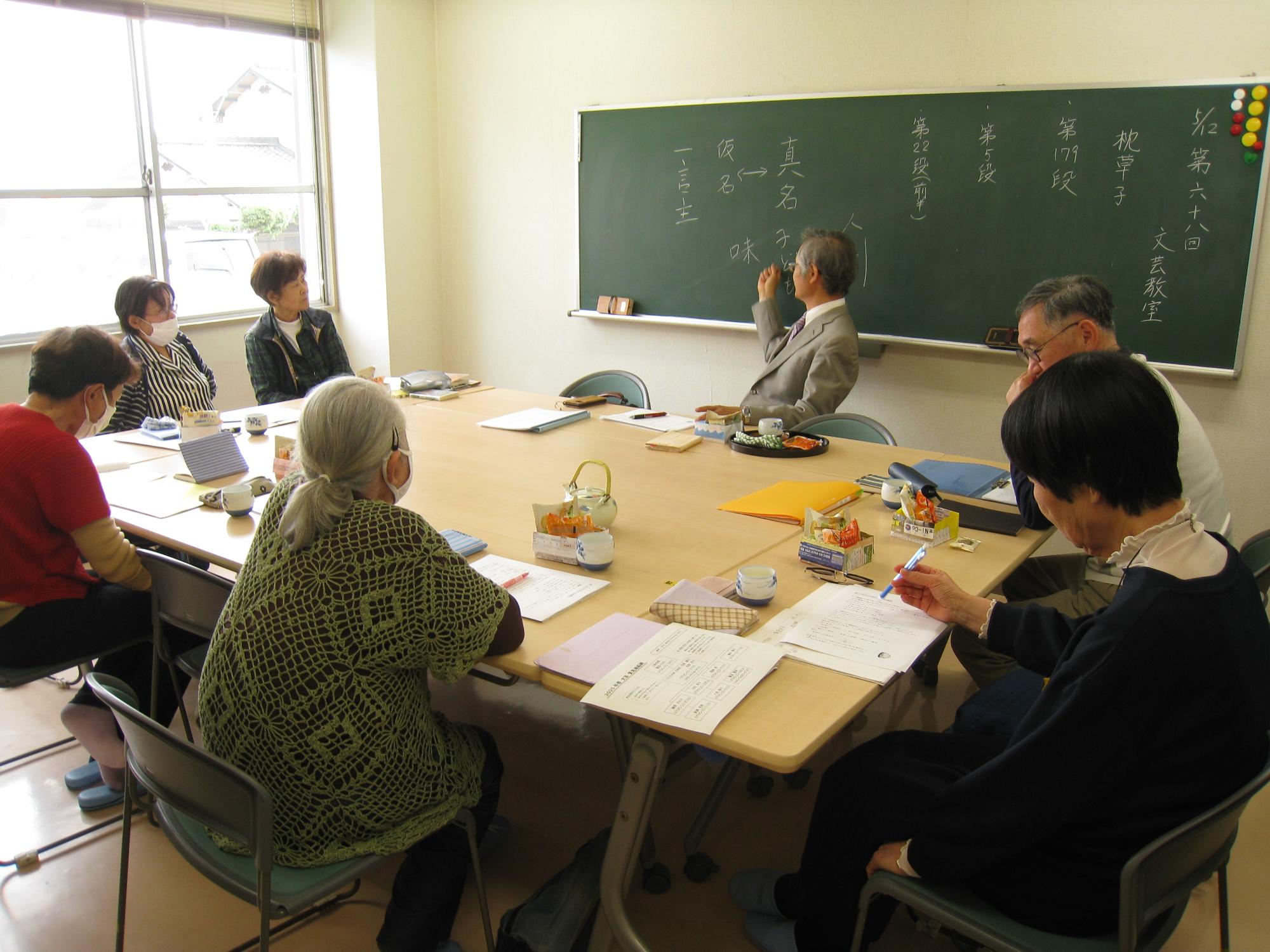 文芸教室の様子