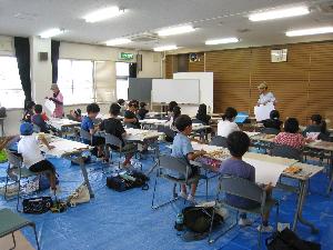 絵画教室の様子