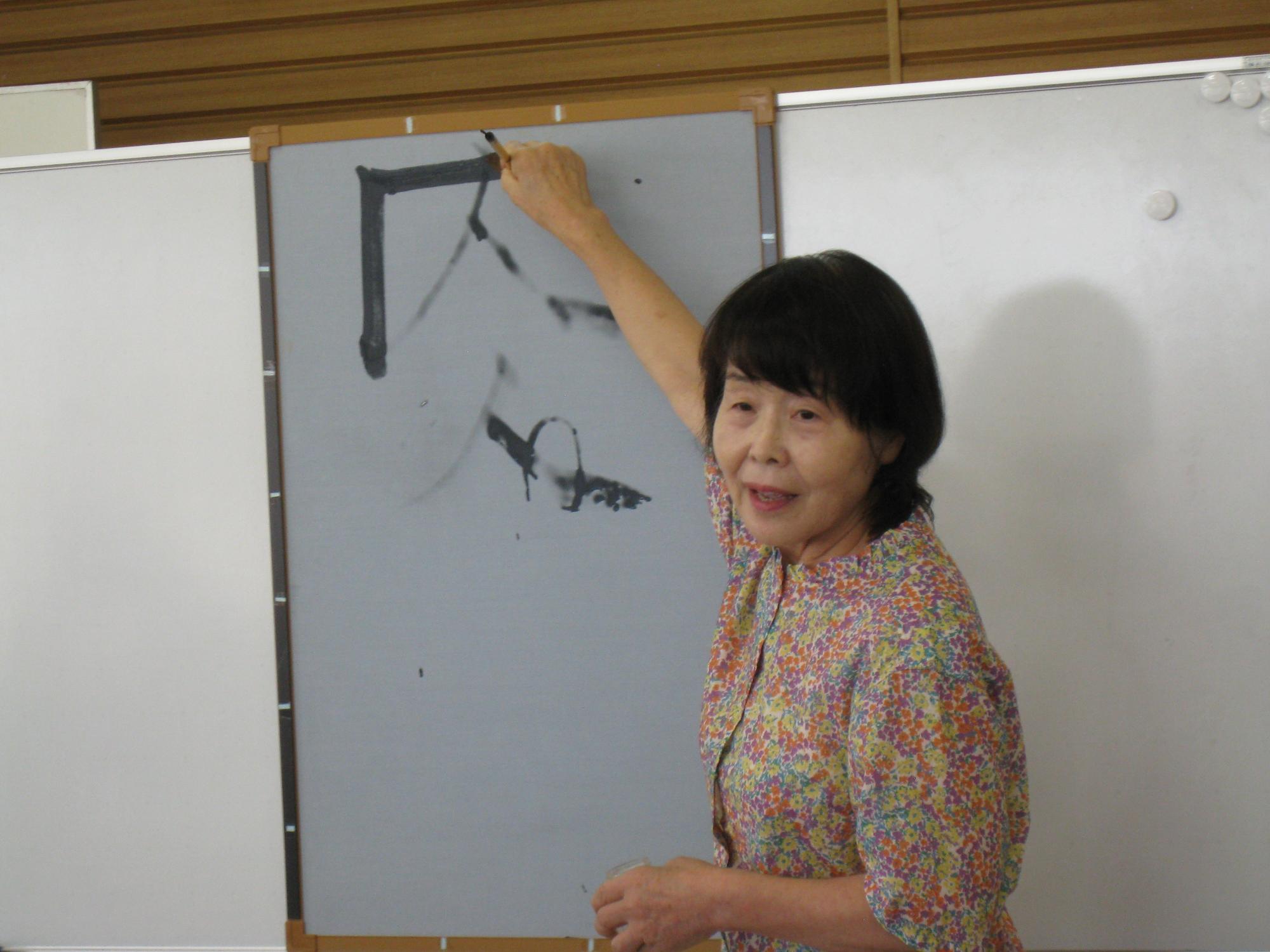 書道教室の様子