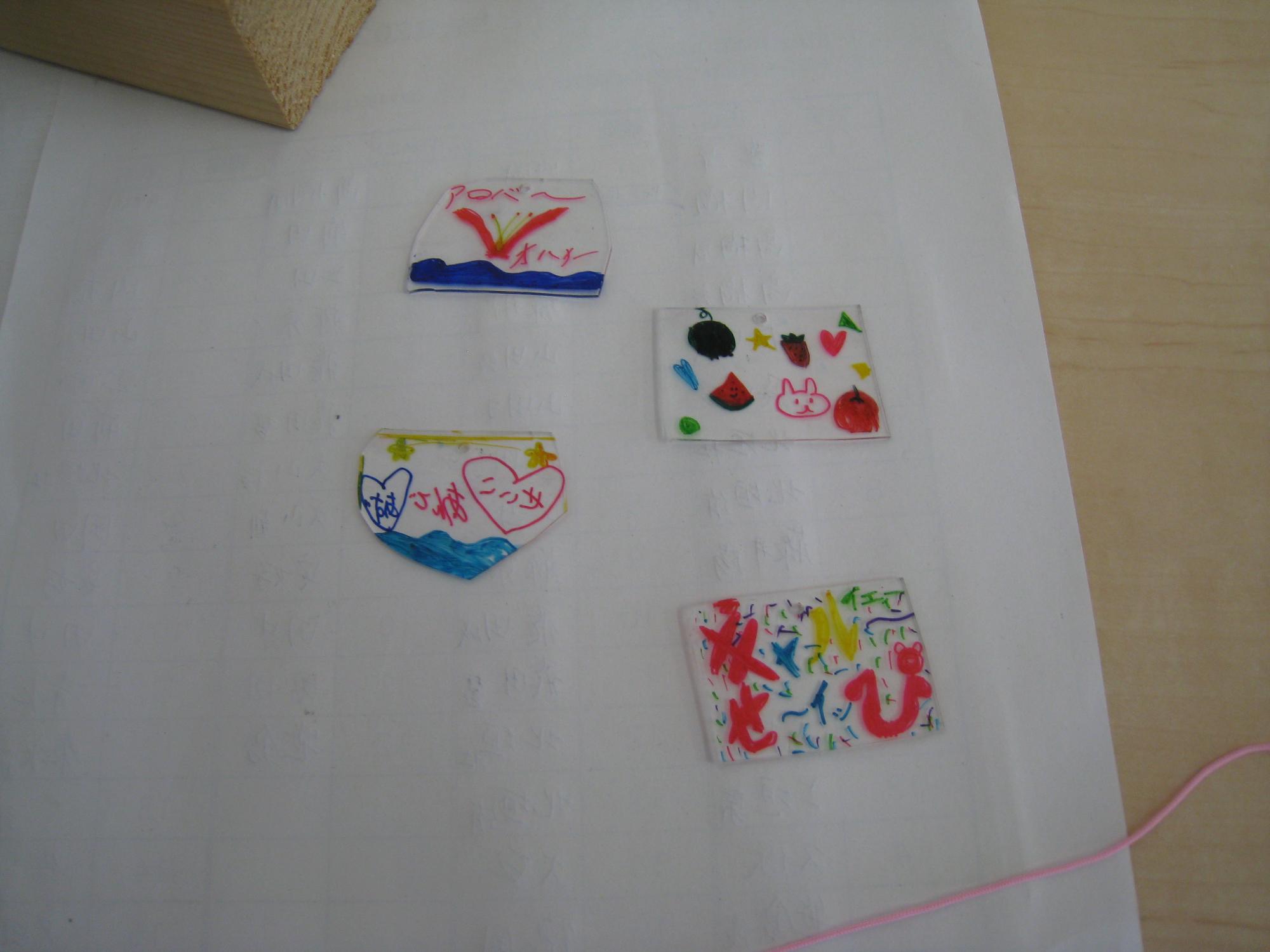 科学教室の作品