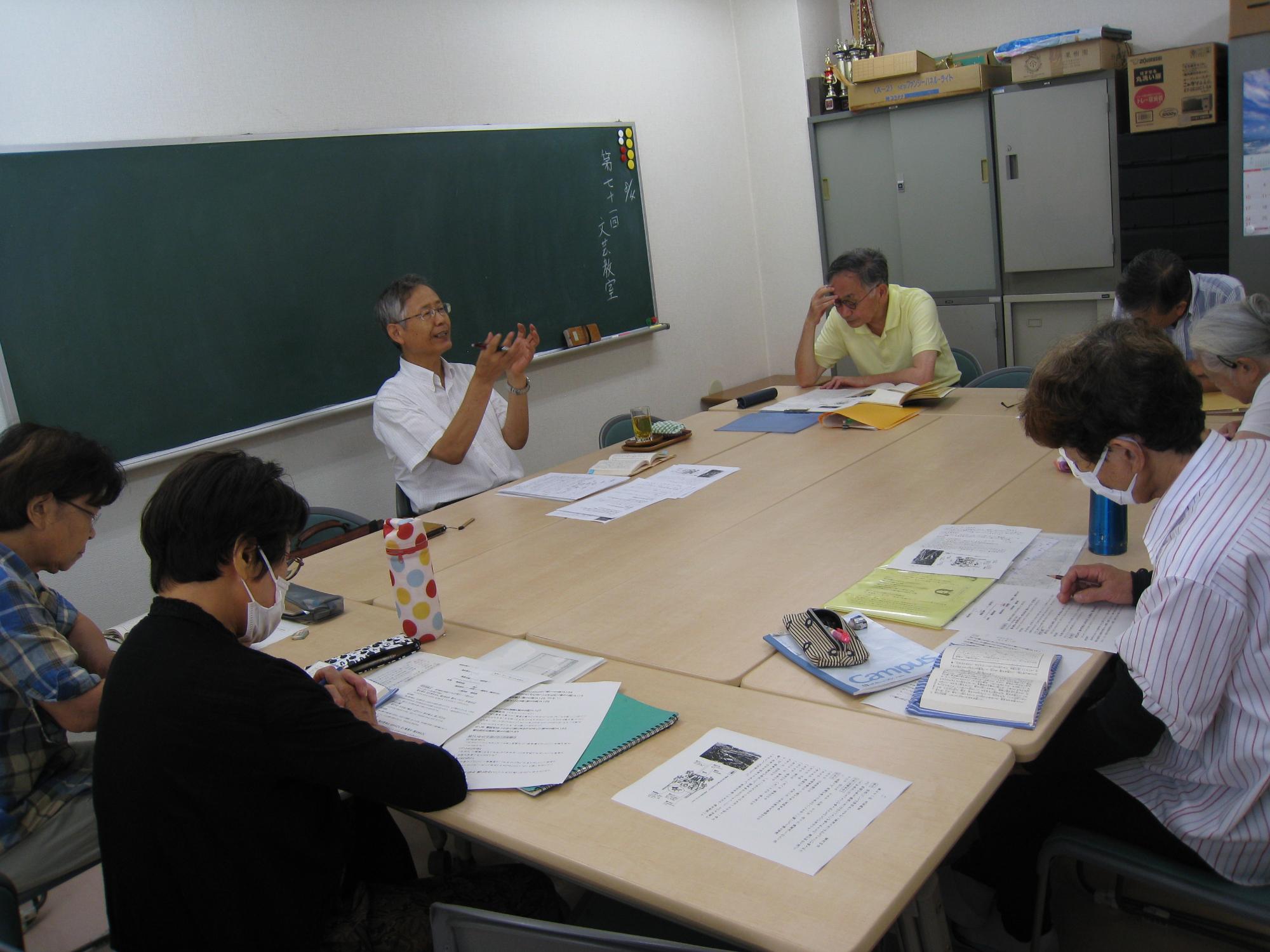 文芸教室の様子