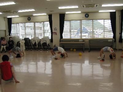 3B体操ジュニア練習の様子