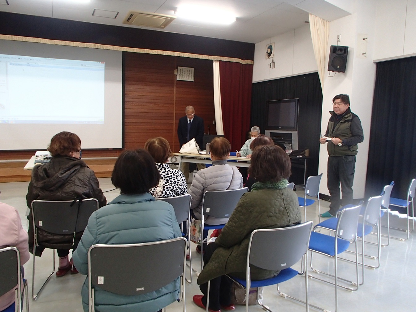 研修会、館長あいさつ
