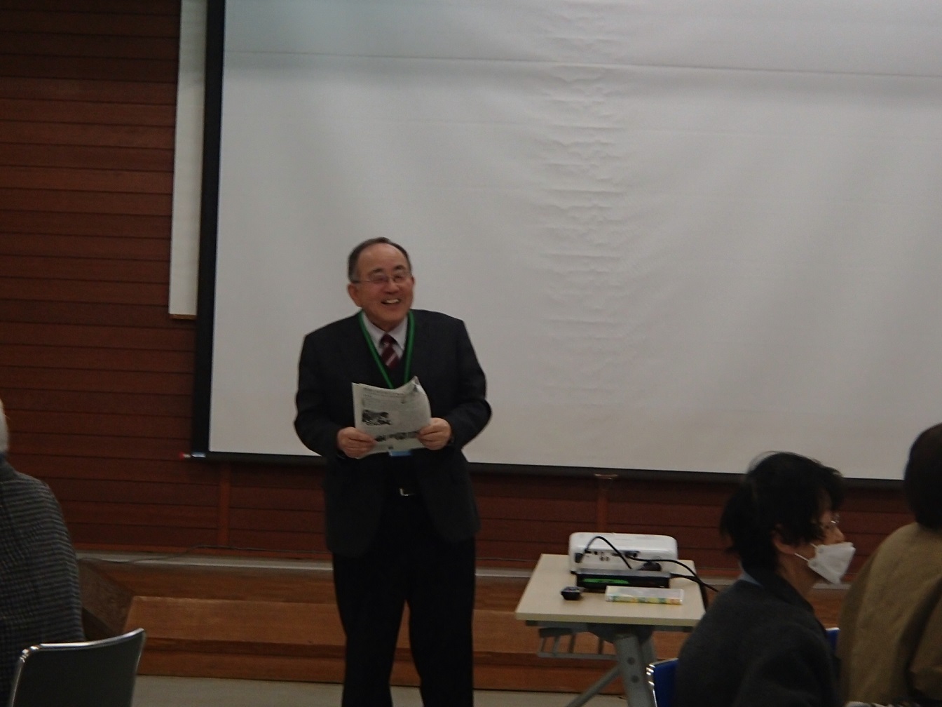 閉講式、田中先生