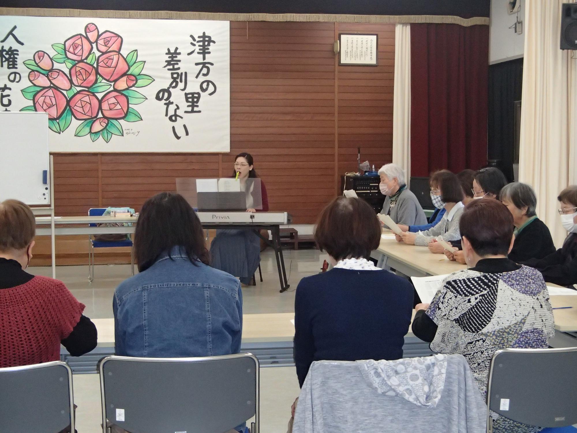 開講式先生と生徒さんたち