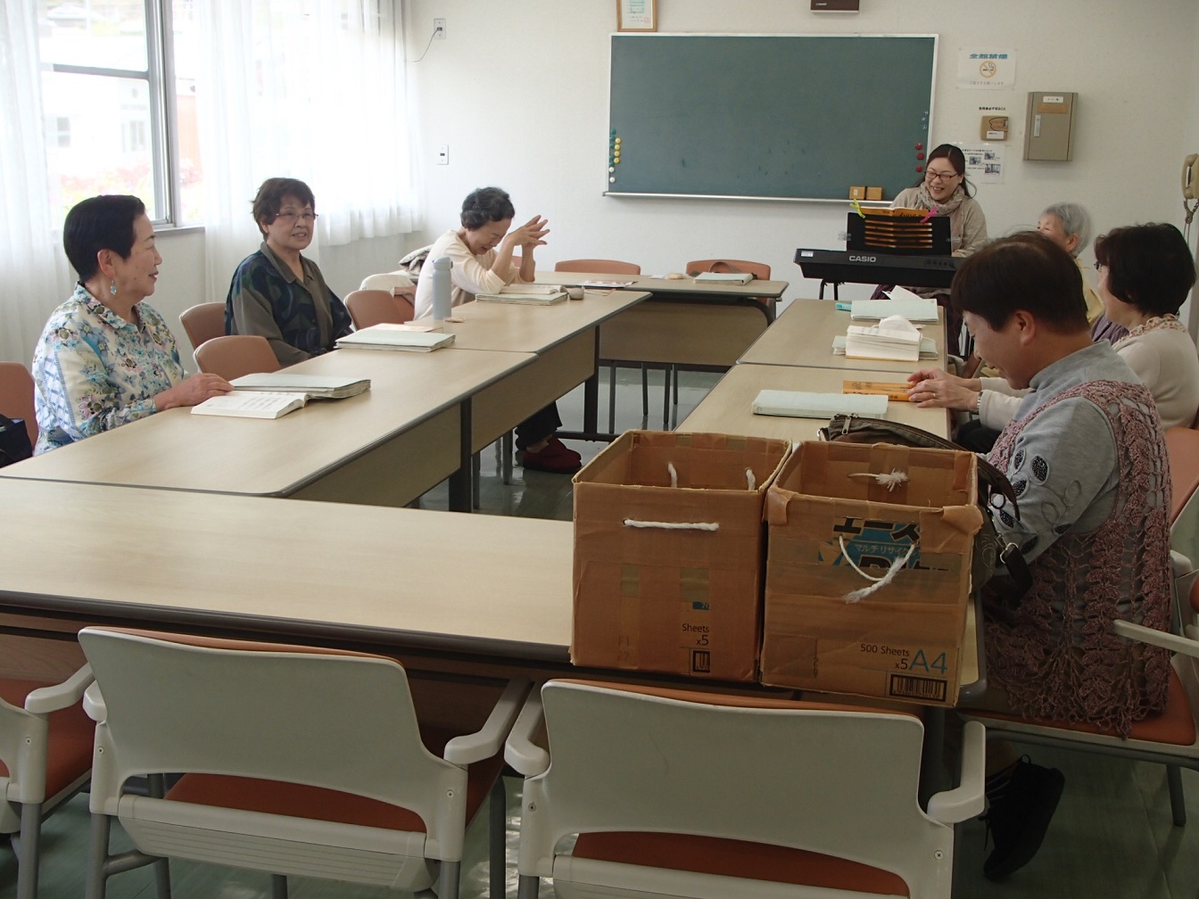 歌う会の様子4月24日