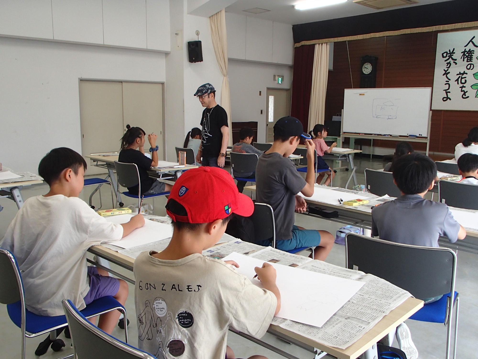 令和8年夏休みこども絵画教室1