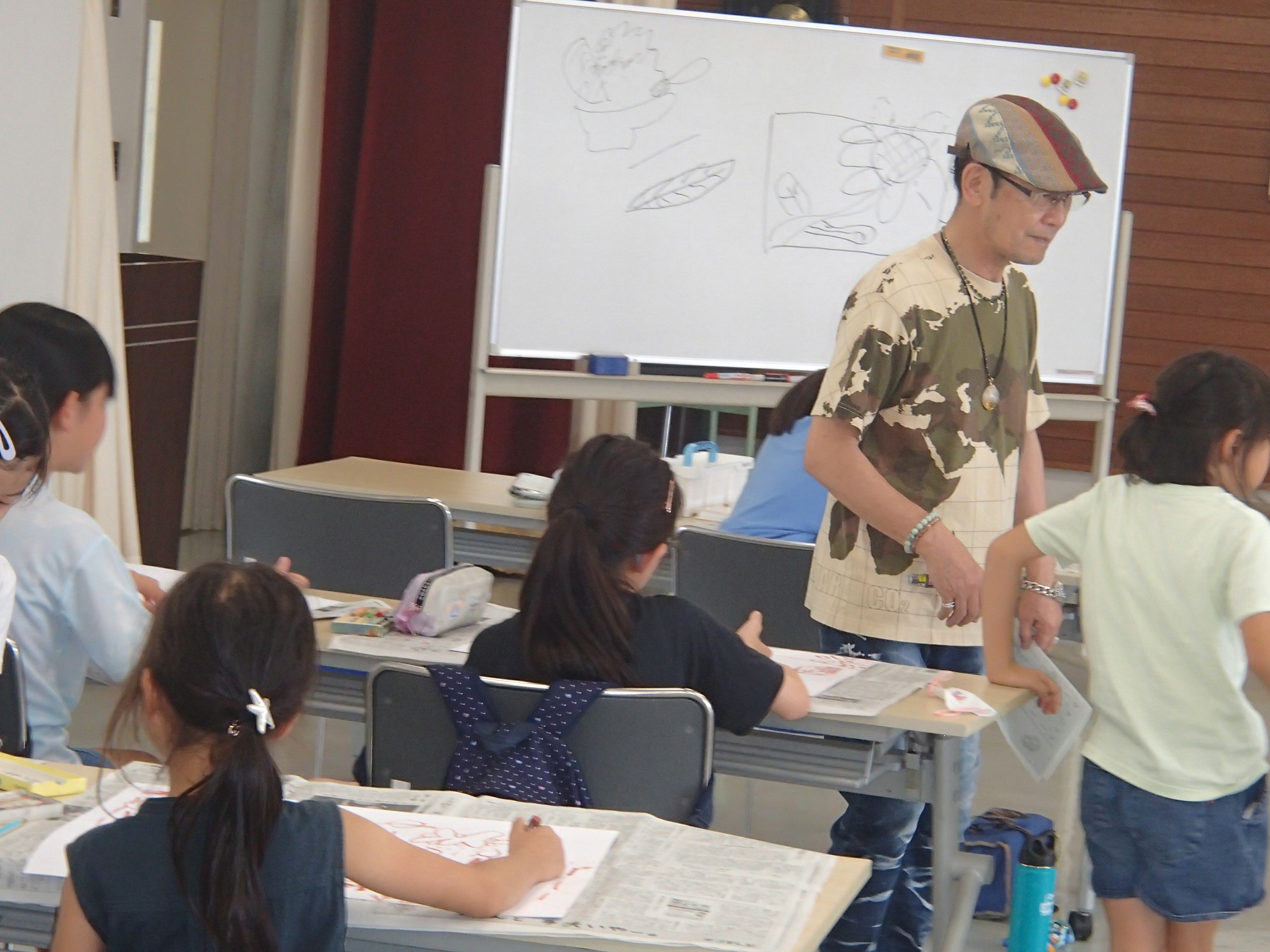 絵画教室藤原先生