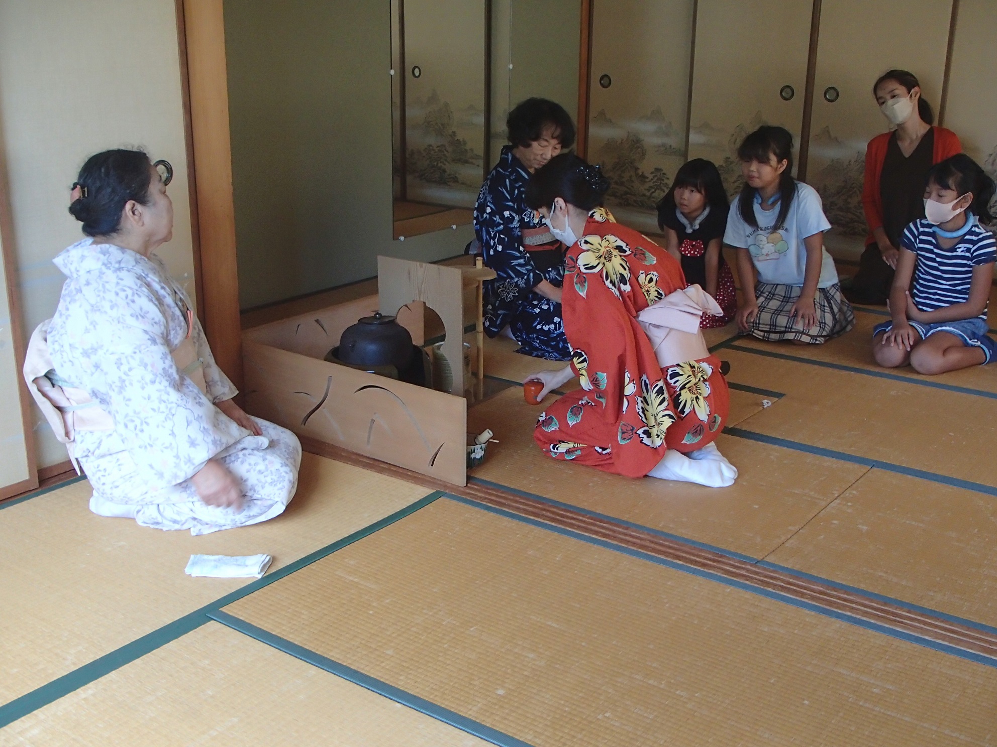 茶道教室模範点前