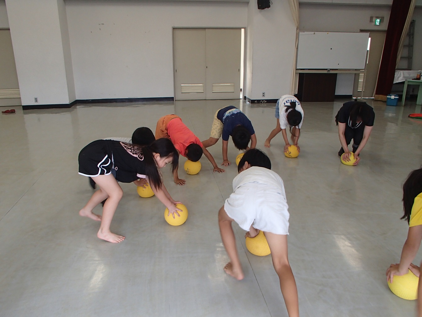 ボールで持久力