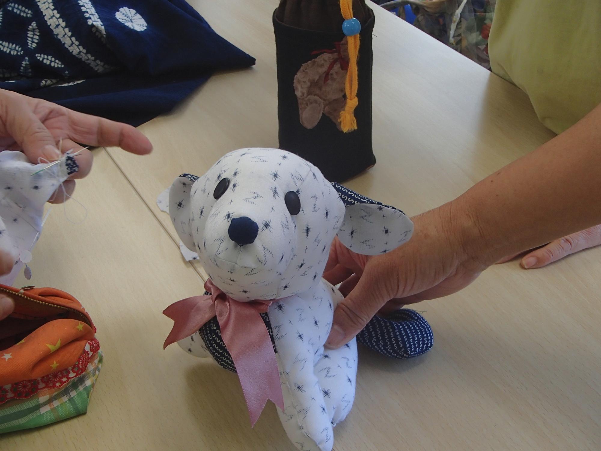 戌のぬいぐるみも作りました