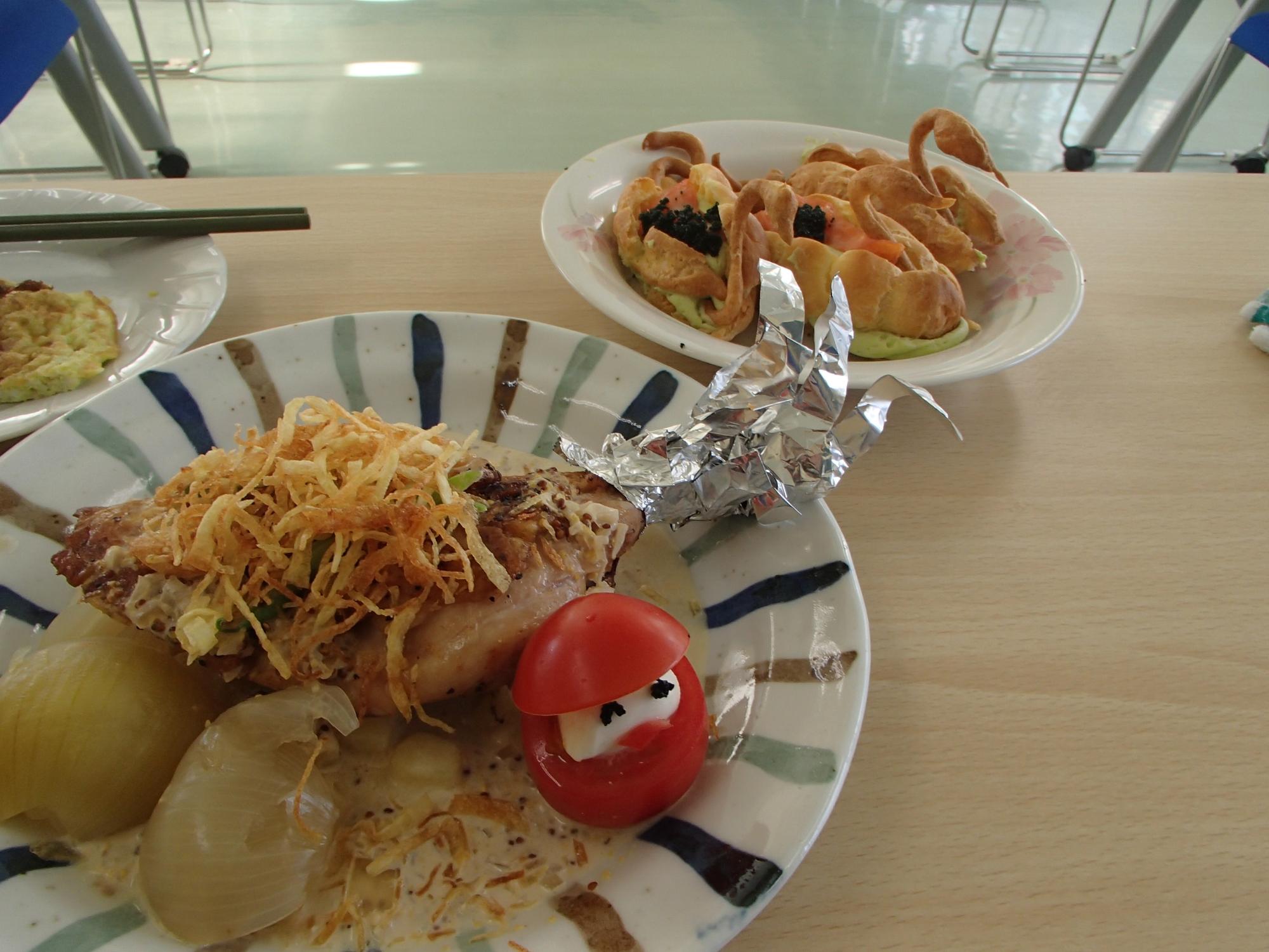 12月鶏もも肉のロースト他