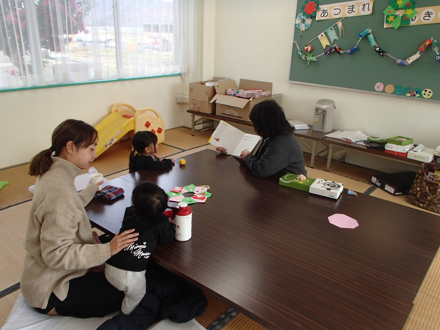 サンタさんにちなんだお話しを聞きました