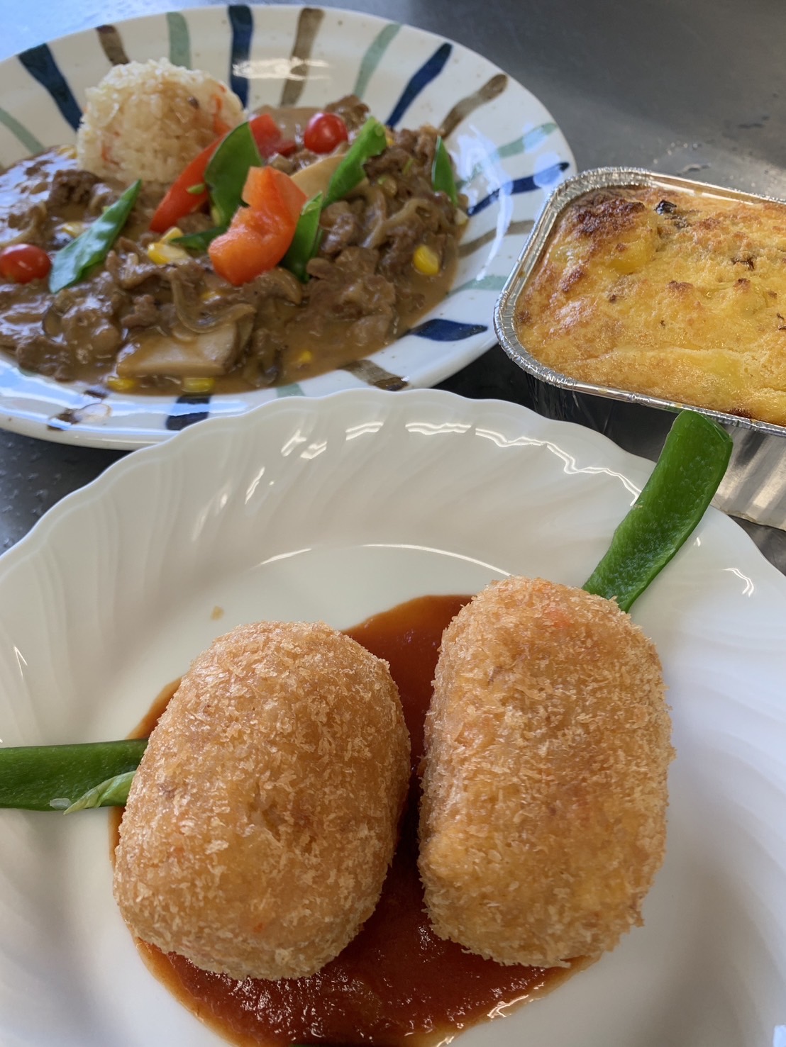 11月料理ライスコロッケほか