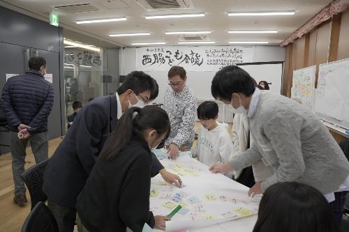 グループに分かれ、意見交換を行いました。