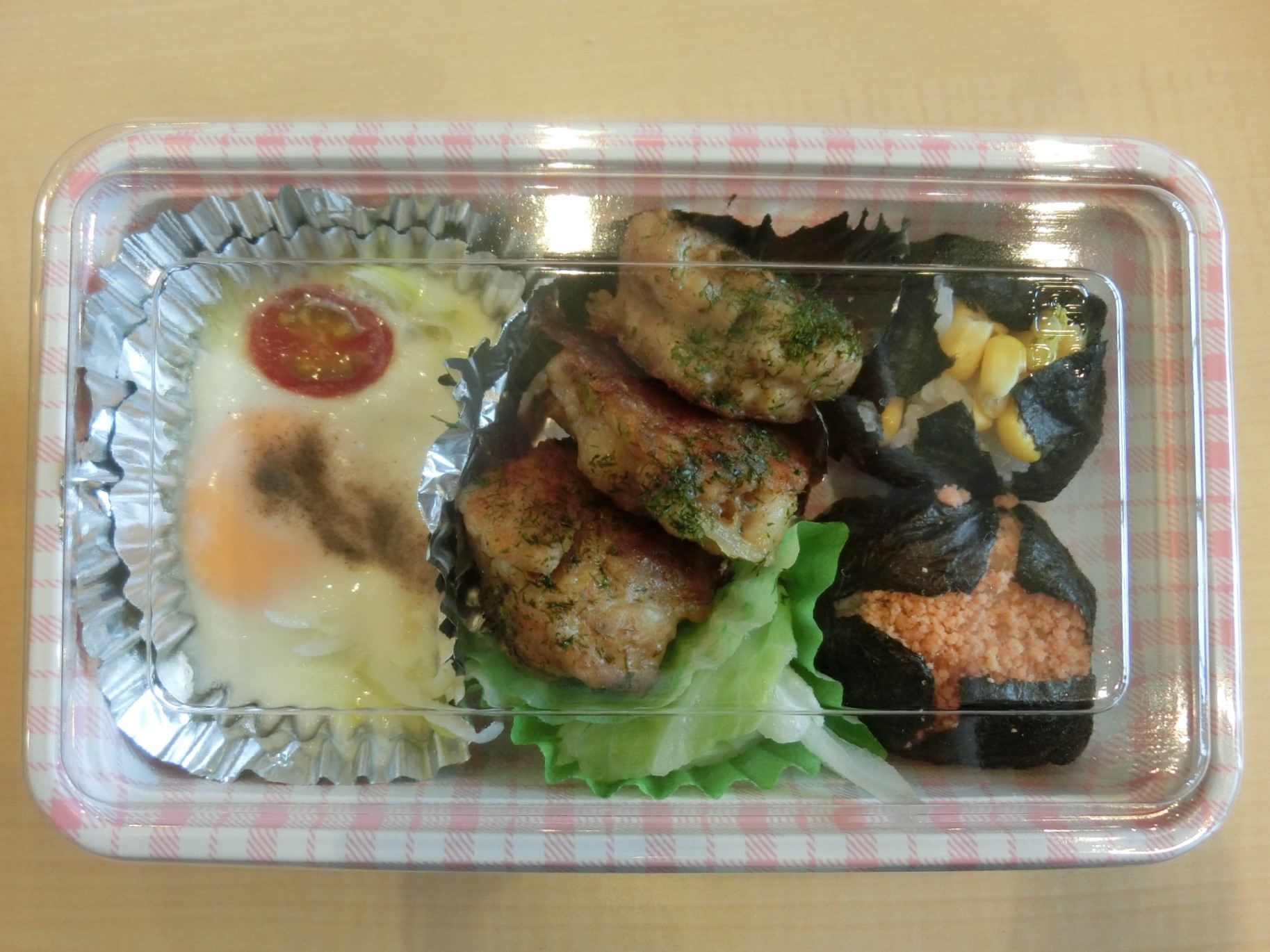 完成したお弁当