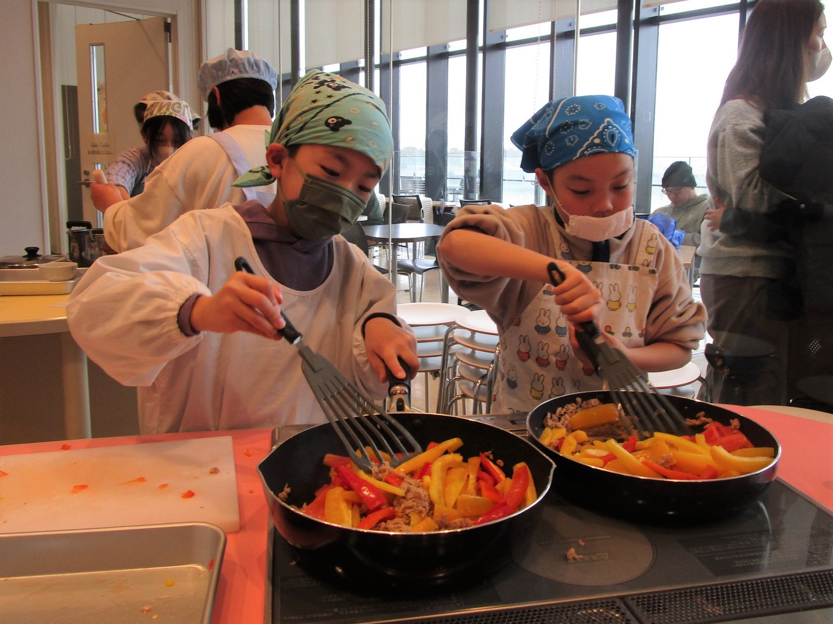 クッキングの様子