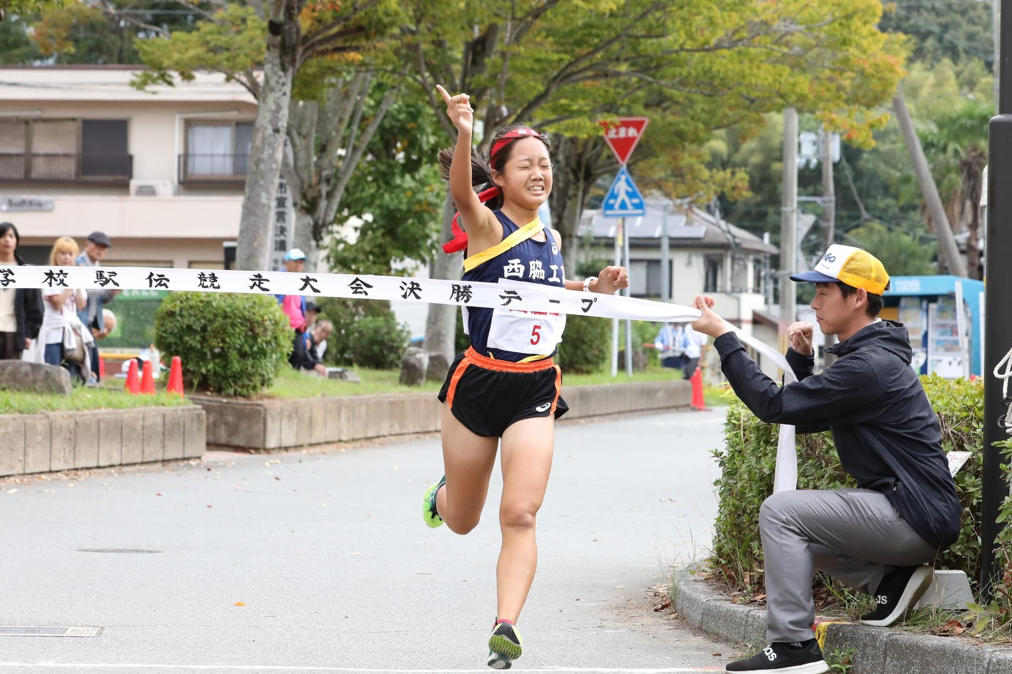 高校駅伝東播予選会　西脇工業女子