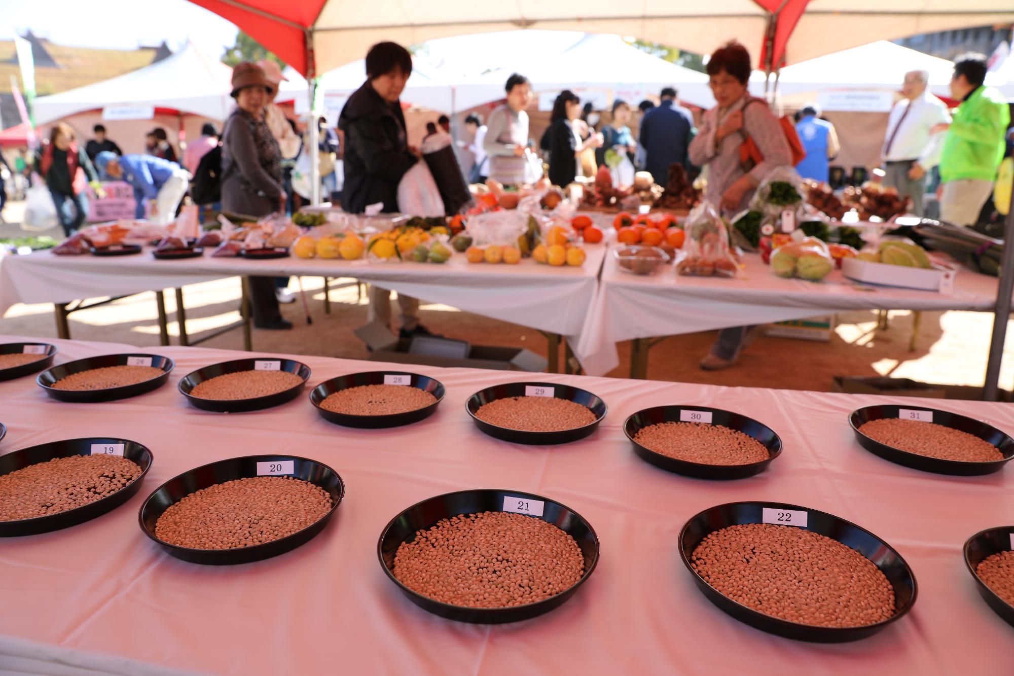 品評をまつ金ゴマたち