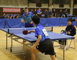 代表候補選手が4月に総合市民センターを視察