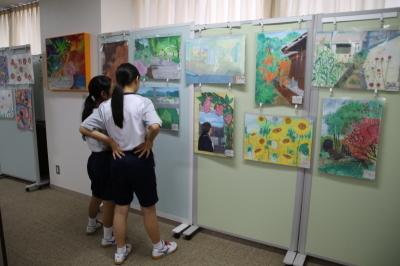 28年8月4日南中美術部展