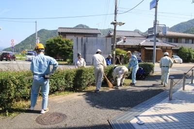 01年6月1日建設業協会奉仕作業